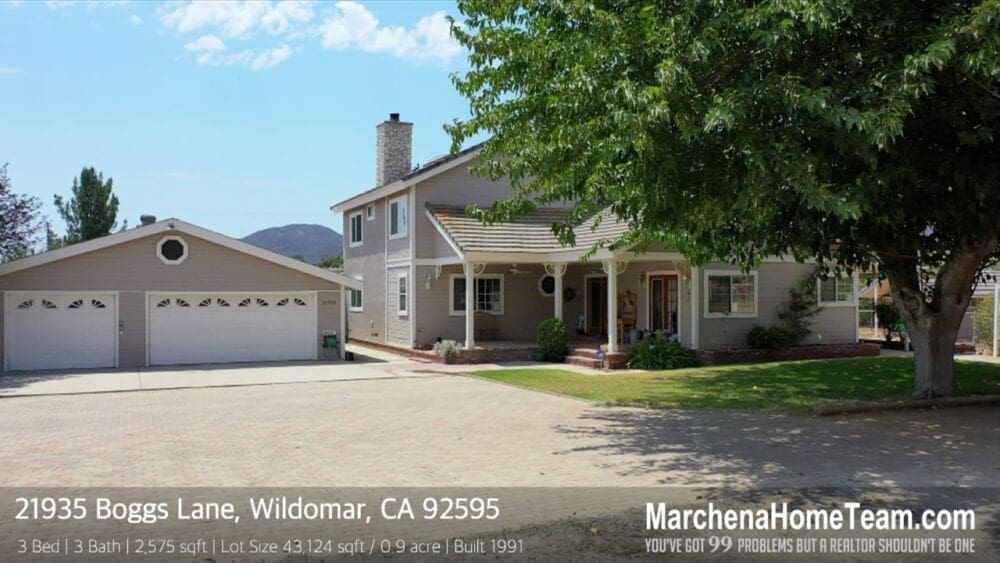 Sold 21935 Boggs Lane Wildomar CA 92595 Brokers Michael & Anita