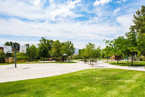 Crowne Hill Park walking area in Temecula California