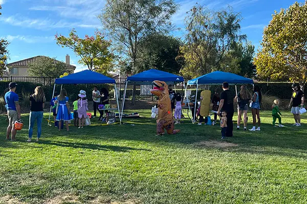 Marchena Home Team sponsored Crowne Hill Halloween event at Flower Hill Park in Temecula
