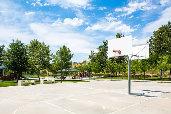 Crowne Hill Park basketball court in Temecula California