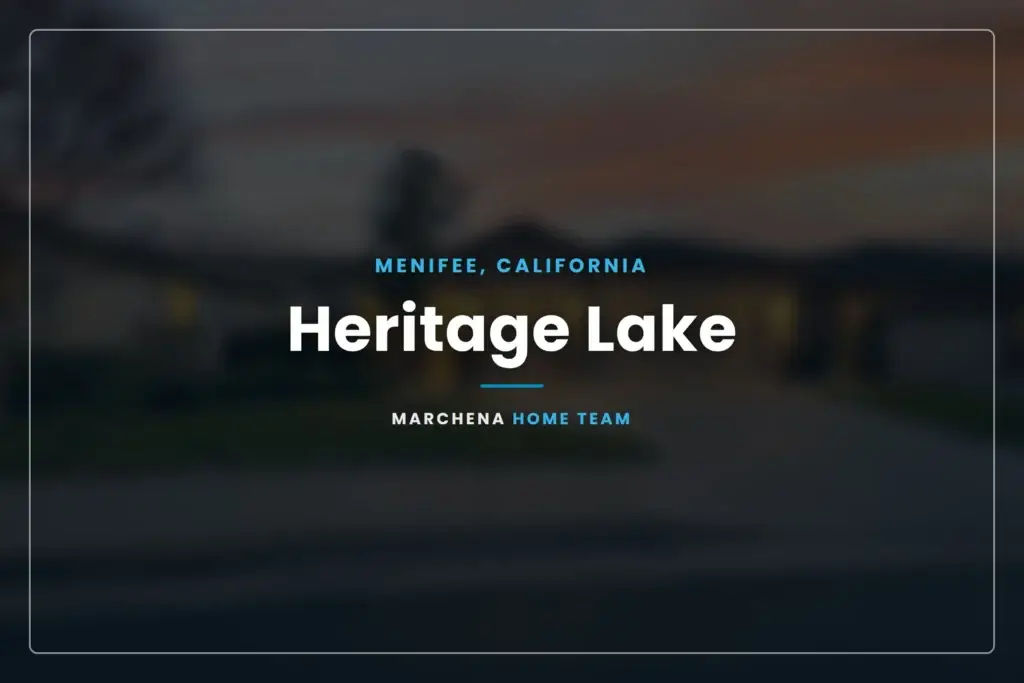 Heritage Lake community in Menifee, California